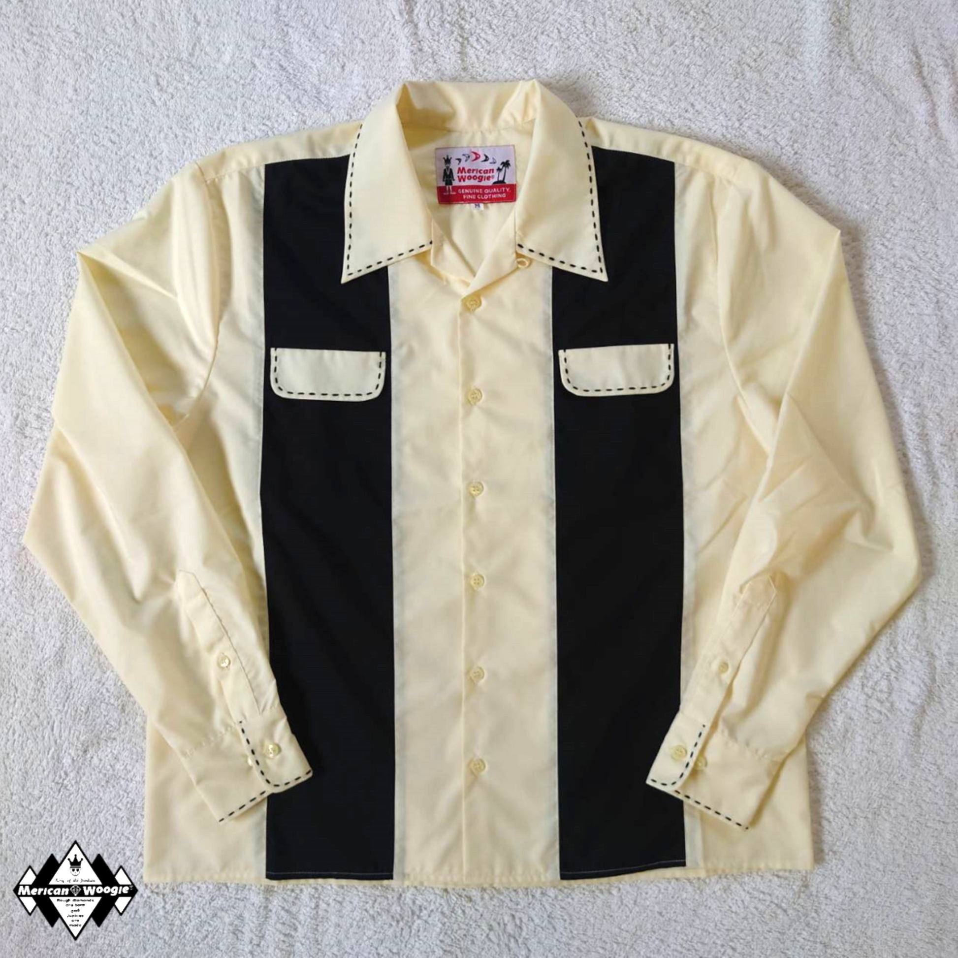 レーヨン ステッチ オープンシャツ(長袖) – Merican Woogie レーヨン ステッチ オープンシャツ(長袖) – Merican Woogie